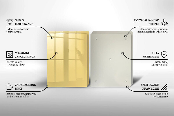Deska do krojenia Kolor żółty