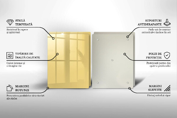 Deska do krojenia Kolor żółty