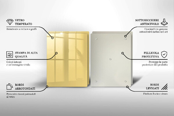 Deska do krojenia Kolor żółty