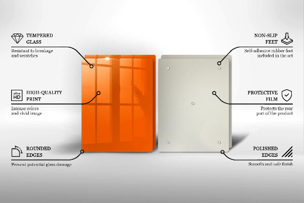 Deska do krojenia Kolor pomarańczowy