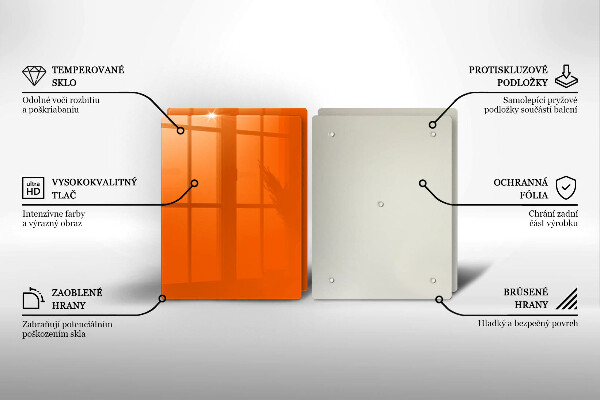 Deska do krojenia Kolor pomarańczowy