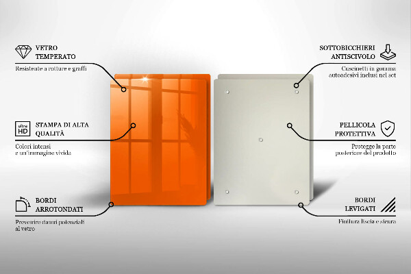 Deska do krojenia Kolor pomarańczowy