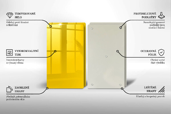 Deska do krojenia Kolor żółty