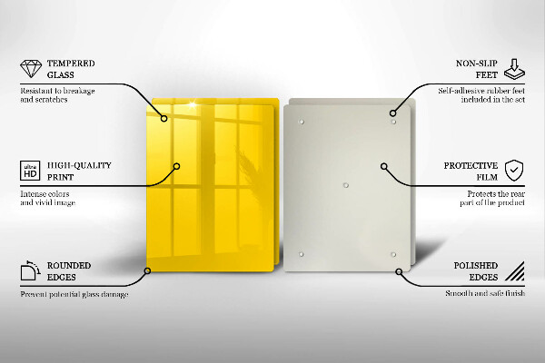 Deska do krojenia Kolor żółty