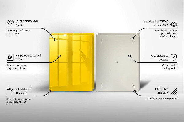 Deska do krojenia Kolor żółty