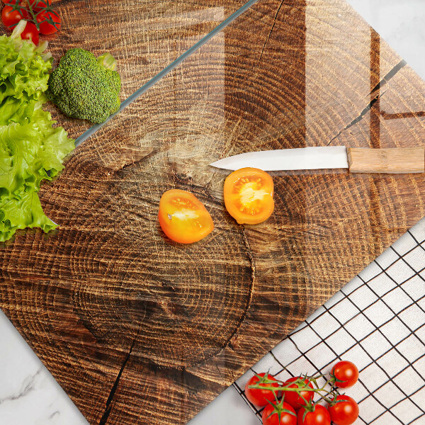 Deska do krojenia Drewno słoje drzewa