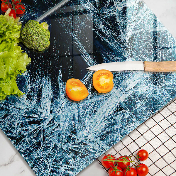 Deska do krojenia Struktura ostry lód