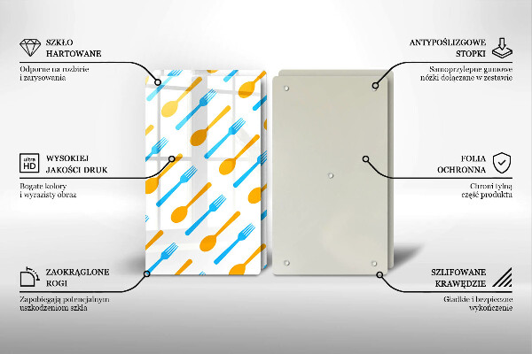 Deska do krojenia Widelce i łyżki