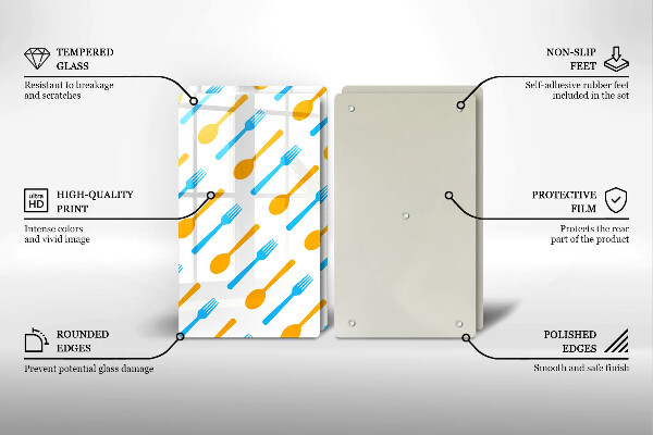 Deska do krojenia Widelce i łyżki