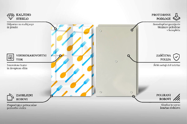 Deska do krojenia Widelce i łyżki