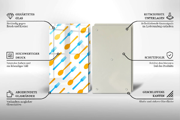 Deska do krojenia Widelce i łyżki