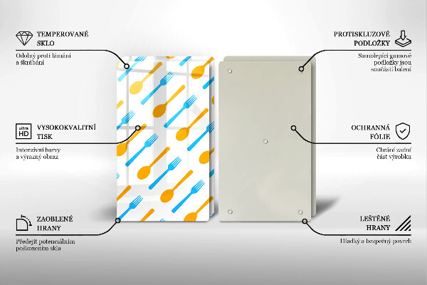 Deska do krojenia Widelce i łyżki