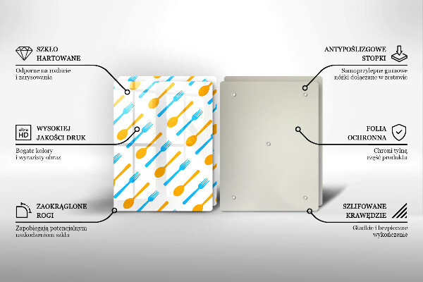 Deska do krojenia Widelce i łyżki