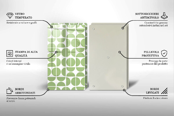 Deska do krojenia Wzór boho kształty