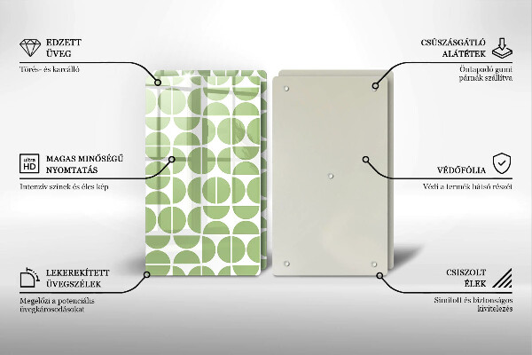 Deska do krojenia Wzór boho kształty