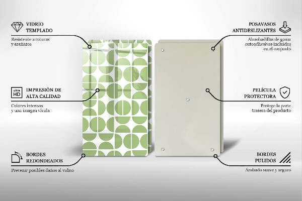 Deska do krojenia Wzór boho kształty