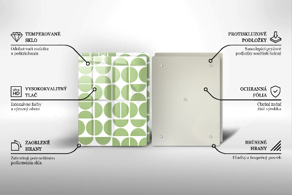 Deska do krojenia Wzór boho kształty