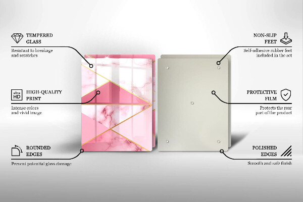 Deska do krojenia Geometryczny marmur