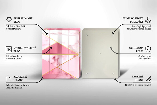Deska do krojenia Geometryczny marmur