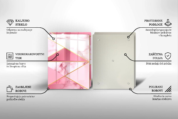 Deska do krojenia Geometryczny marmur