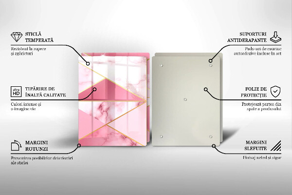Deska do krojenia Geometryczny marmur