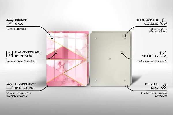 Deska do krojenia Geometryczny marmur