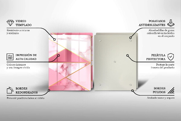 Deska do krojenia Geometryczny marmur