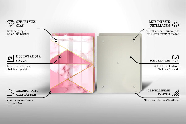 Deska do krojenia Geometryczny marmur
