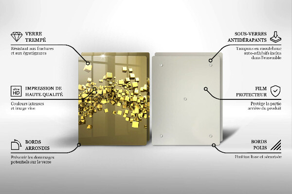 Deska do krojenia Abstrakcja geometria 3D