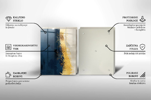 Deska do krojenia Abstrakcja złoto