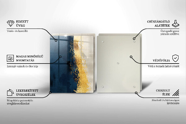 Deska do krojenia Abstrakcja złoto