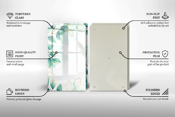 Deska do krojenia Malowane liście