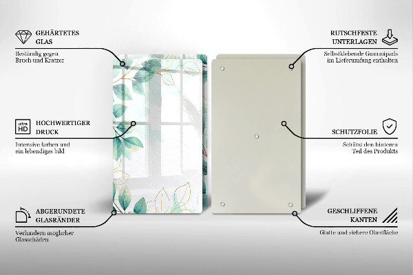 Deska do krojenia Malowane liście