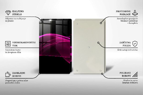 Deska do krojenia Różowa abstrakcja