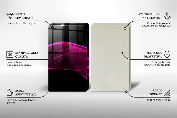 Deska do krojenia Różowa abstrakcja