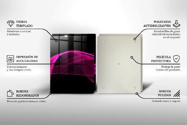 Deska do krojenia Różowa abstrakcja