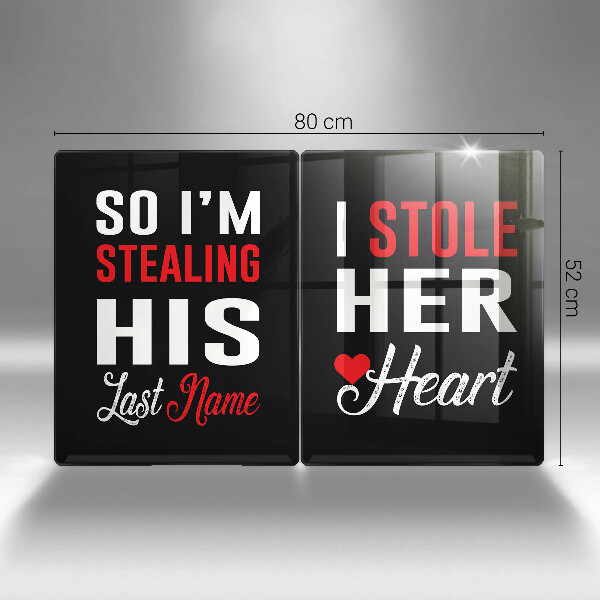 Deska do krojenia Napis, sentencja, wzór