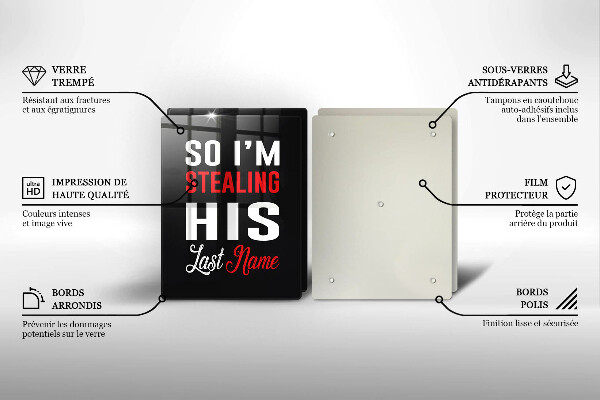 Deska do krojenia Napis, sentencja, wzór