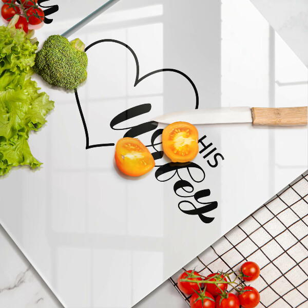 Deska do krojenia Napis, sentencja, wzór