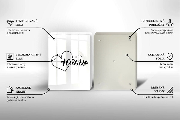 Deska do krojenia Napis, sentencja, wzór