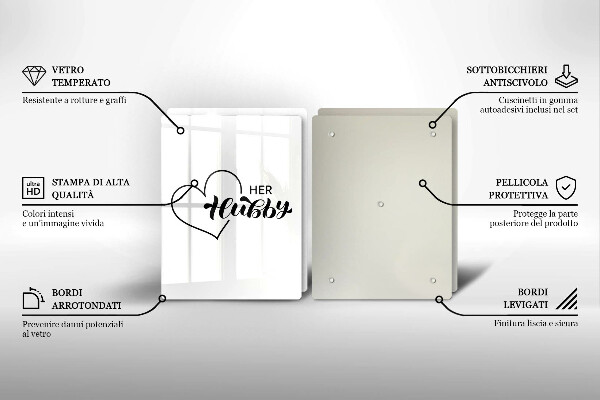 Deska do krojenia Napis, sentencja, wzór