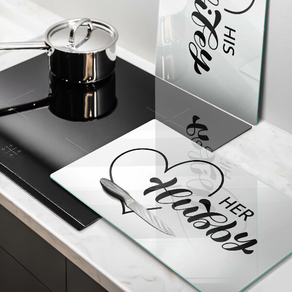 Deska do krojenia Napis, sentencja, wzór