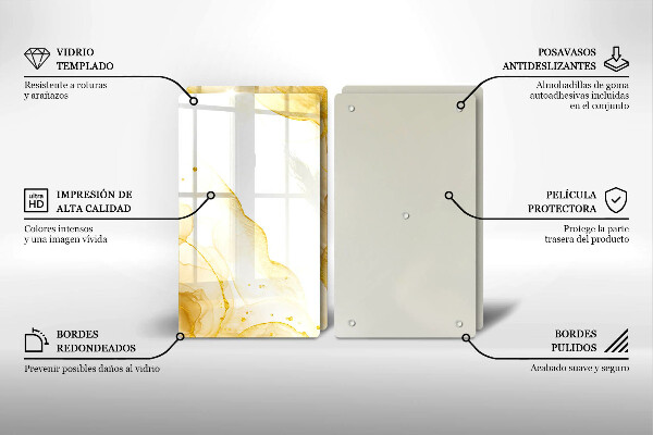 Deska do krojenia Złota abstrakcja