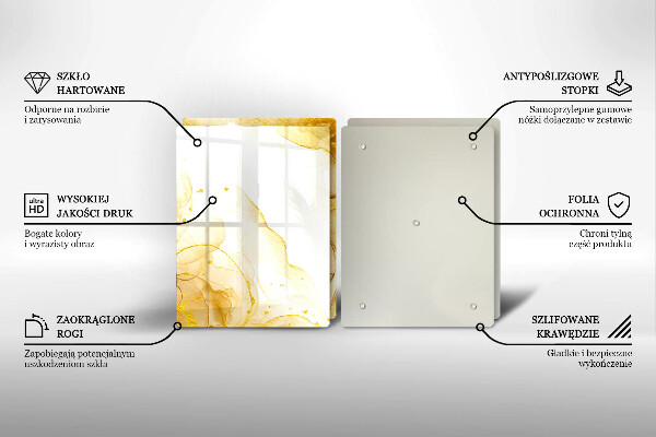 Deska do krojenia Złota abstrakcja