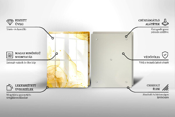 Deska do krojenia Złota abstrakcja