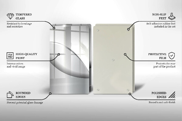 Deska do krojenia Abstrakcja linie design