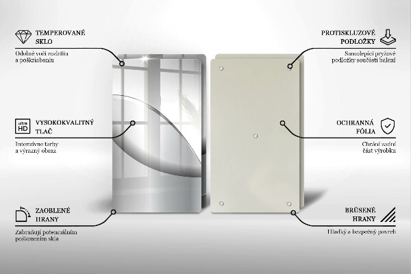 Deska do krojenia Abstrakcja linie design