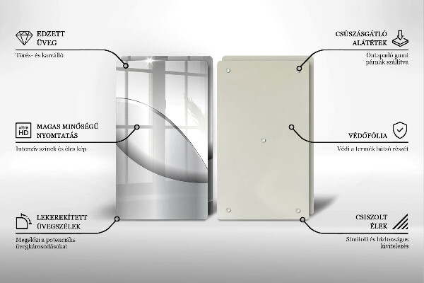 Deska do krojenia Abstrakcja linie design