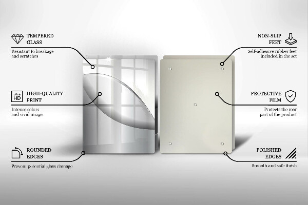 Deska do krojenia Abstrakcja linie design