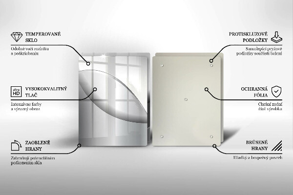 Deska do krojenia Abstrakcja linie design